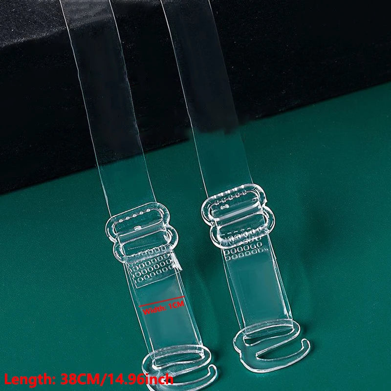 Invisible Clear Adjustable Bra Straps (Multi-Pack)