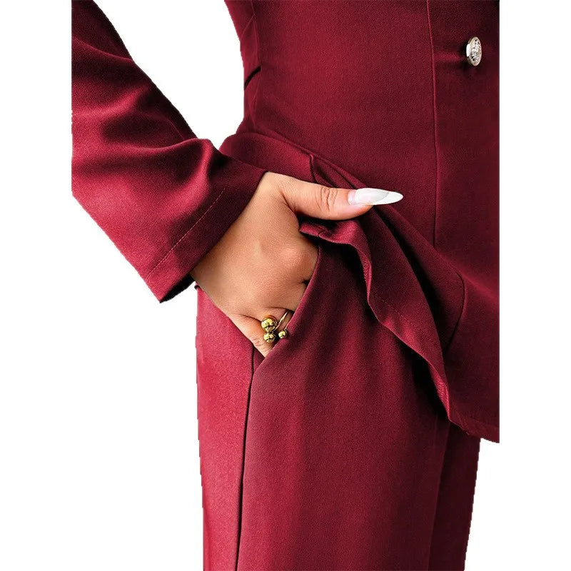 Product Title Options  Primary: Tailored Single-Breasted Blazer & Straight-Leg Trousers 2-Piece Suit Set