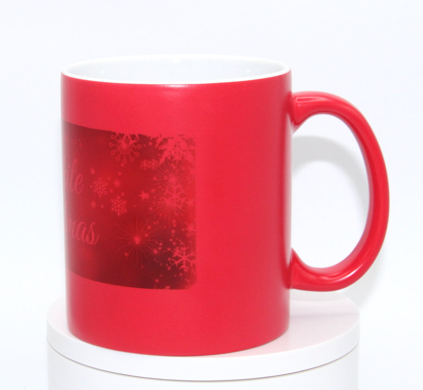 White Christmas Color Changing Mug - myfiercefirefashions