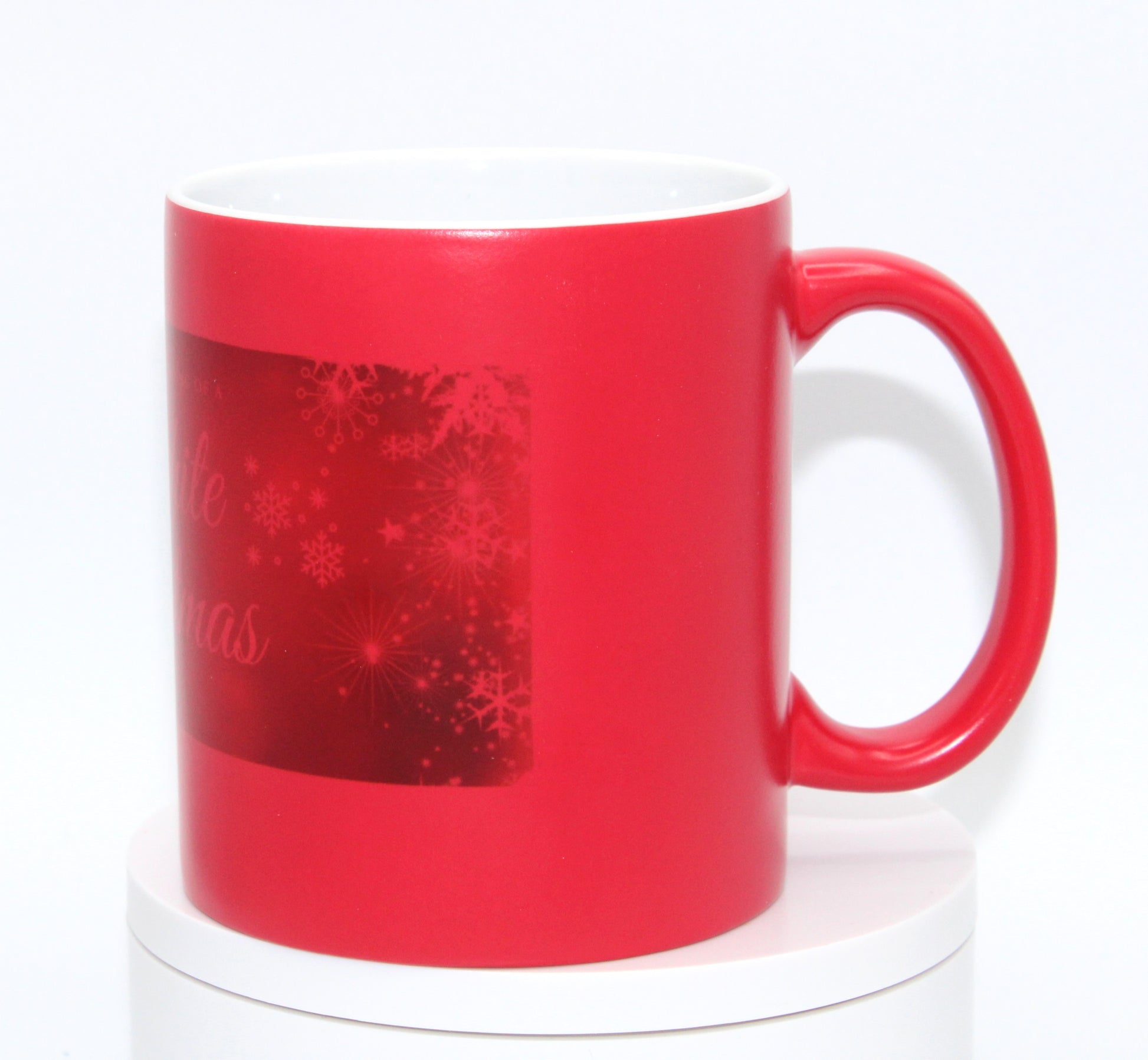 White Christmas Color Changing Mug - myfiercefirefashions