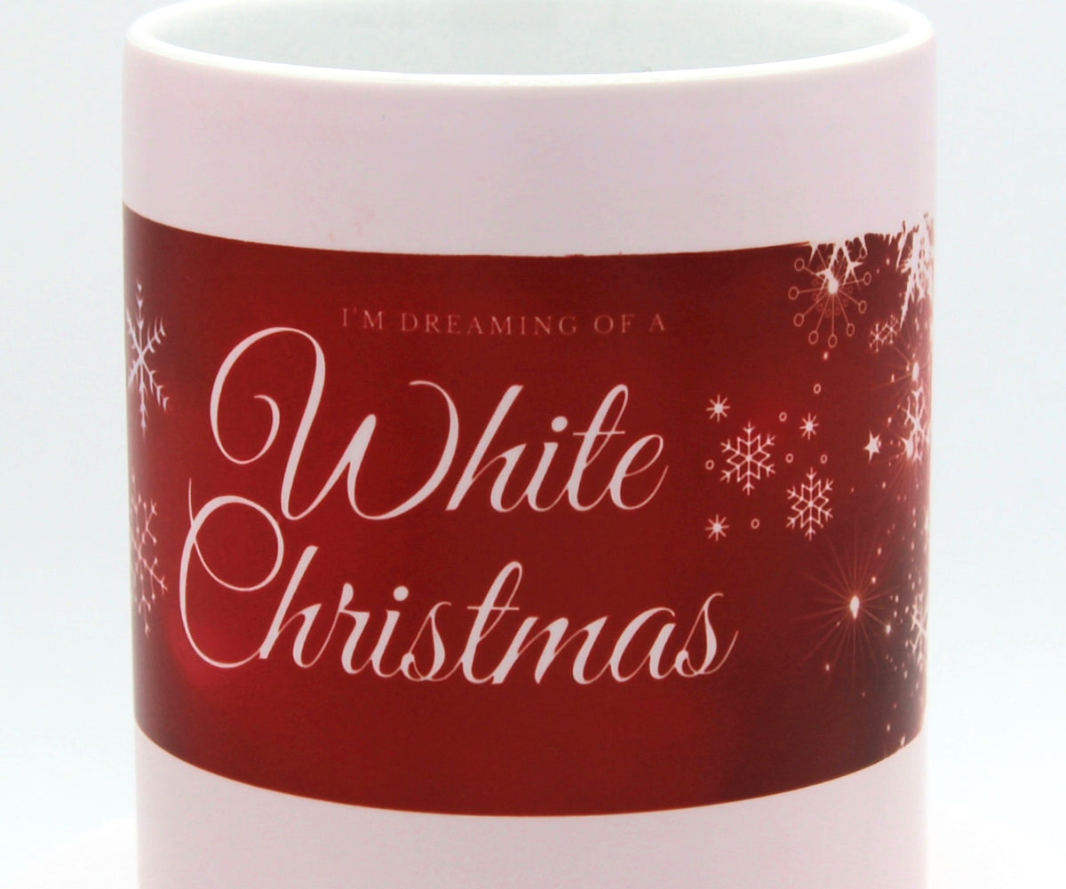 White Christmas Color Changing Mug - myfiercefirefashions