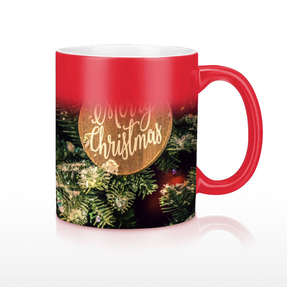 White Christmas Color Changing Mug - myfiercefirefashions